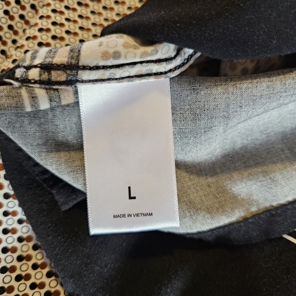 Express men's retro bowling style button up shirt size large - Picture 11 of 14